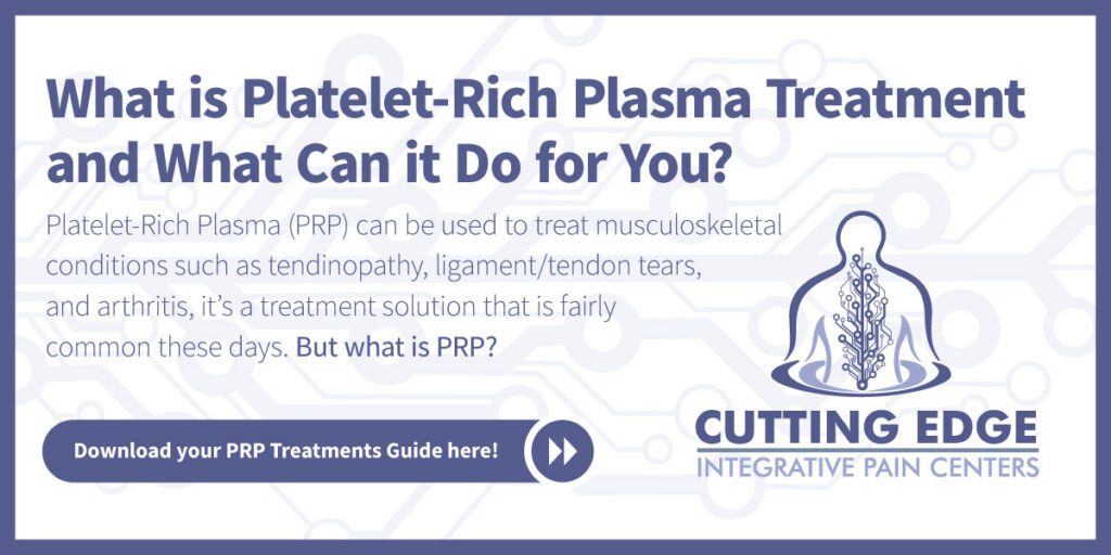 What is Platelet-rich plasma treatment and what can it do for you? Download your guide here